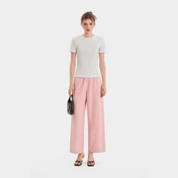 Thumbnail Quần dài ống rộng lưng thun nữ MARC FASHION dáng suông lưng cao hack dáng không nhăn mềm mịn mát CBMH082022 3