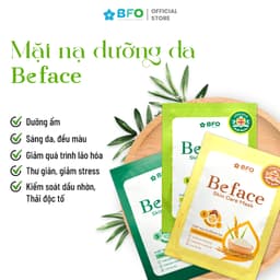 Thumbnail Combo 5 Mặt Nạ Dưỡng Ẩm BFO Beface Tinh Chất Tràm Trà Than Tre Cám Gạo 2