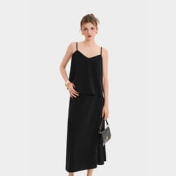 Thumbnail Váy Dài Trơn Kiểu Nữ MARC FASHION Form A - CBNH063624 4
