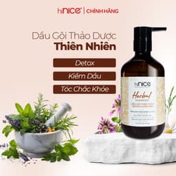 Thumbnail Cặp Dầu Gội Xả Thảo Dược Kiềm Dầu Detox Da Đầu hiNICE Herbal Shampoo 3
