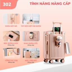 Thumbnail Vali kéo du lịch cao cấp Kingsun Size20/24/28inch 219/302 Bảo hành 5 năm 3