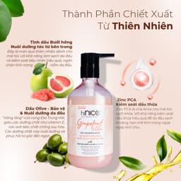 Thumbnail Bộ Gội Xả Tinh Dầu Bưởi Hồng Olive hiNICE Grapefruit & Olive Shampoo Hỗ Trợ Giảm Mụn Da Đầu 4