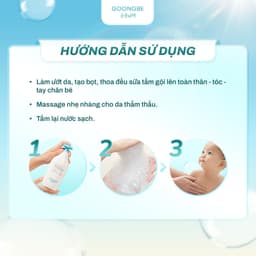 Thumbnail Sachet 2 Sample Sữa Tắm Gội & Dưỡng Ẩm GOONGBE Cho Bé 5ml 2