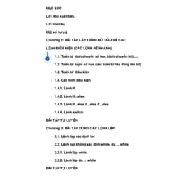 Thumbnail Sách Bài tập lập trình với ngôn ngữ C++ từ cơ bản đến nâng cao (Tập 1 - tái bản 2023) 2