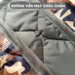 Thumbnail Chăn Vải Dù Rằn Ri Quân Đội Cao Cấp Mền Ngủ Gấp Gọn Tiện Lợi Mỏng Mát Cho Mùa Hè Văn Phòng Đi Du Lịch Xe Khách 1m5x1m9 4