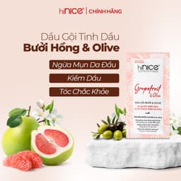 Thumbnail Dây Dầu Gội Tinh Dầu Bưởi Hồng Và Olive hiNICE Grapefruit & Olive Shampoo Hỗ Trợ Giảm Mụn Da Đầu 2