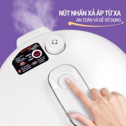 Thumbnail Nồi áp suất Masuto 5L phiên bản nâng cấp kho hầm nhừ, nấu cơm nấu lẩu mở nắp đa năng 4