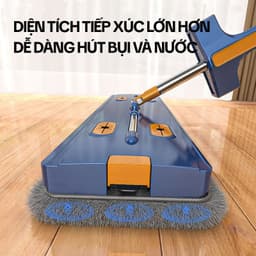 Thumbnail Cây Lau Nhà Tự Vắt KITIMOP MONSTER 45CM - Chổi Lau Nhà Tự Vắt Thông Minh Xoay 360 Độ, Lau Sàn Làm Sạch 3