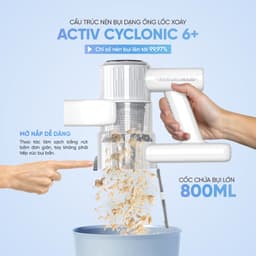 Thumbnail Máy Hút Bụi Cầm Tay Không Dây 30kPa 30kPa Dùng Pin 2 Lõi Lọc Bụi Mịn HEPA, Máy Hút Bụi Giường Nệm Đệm Sofa Xe Hơi 3