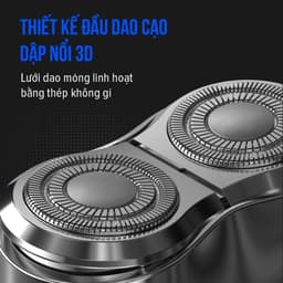 Thumbnail máy cạo râu điện coclear HS208, Lưới dao kép 3D, sạc qua type-C, cạo ướt hay khô điều được, bảo hành 1 năm, sạc nhanh 3