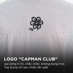 Thumbnail Áo sơ mi nam tay ngắn VERTICAL sọc Oxford, phom rộng CAPMAN CLUB trẻ trung thoải mái 1