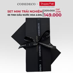 Thumbnail Set mini 05 chai tinh dầu nước hoa CODEDECO 2.5ml - 05 x 2.5ml dạng xịt 1
