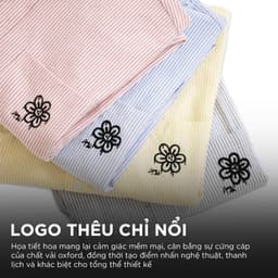 Thumbnail Áo sơ mi nam tay dài sọc Oxford FLOWER phom rộng CAPMAN CLUB, trẻ trung, thoải mái 3