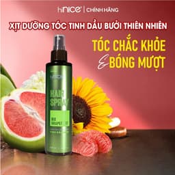 Thumbnail Xịt Dưỡng Ẩm Bảo Vệ Tóc Tinh Dầu Vỏ Bưởi hiNICE Hair Spray Bio Grapefruit 1