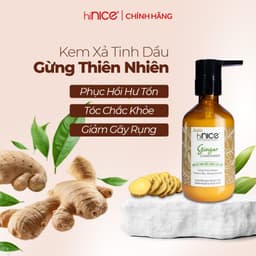 Thumbnail Kem Xả Tinh Dầu Gừng Thiên Nhiên hiNICE Ginger Conditioner Hỗ Trợ Phục Hồi Tóc Khô Xơ, Chẻ Ngọn 4