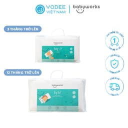 Thumbnail Babyworks Gối ngủ thoáng khí mềm mại, đàn hồi, nâng đỡ đầu và giúp bé ngủ ngon 1