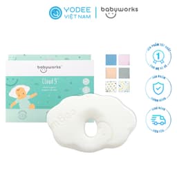 Thumbnail Babyworks Gối chống bẹt đầu cho bé chất liệu cao su non mềm mại và đàn hồi 1