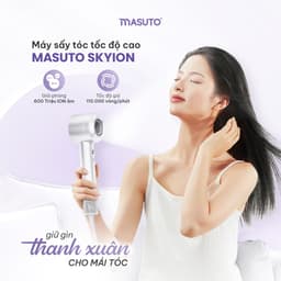 Thumbnail Máy sấy tóc ion âm tốc độ cao Masuto SkyIon, bảo vệ tóc không bị quá nhiệt, bảo hành 24 tháng 2