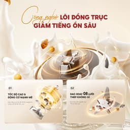 Thumbnail Máy làm sữa hạt thủy tinh Masuto MSPLUS, dung tích 1,2L chống dính, 12 chế độ nấu thông minh 4