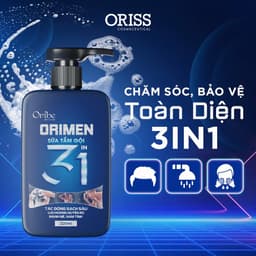 Thumbnail Sữa tắm gội nam toàn thân 3in1 hương nước hoa nam tính dưỡng ẩm sạch sâu Orimen 220ml 1