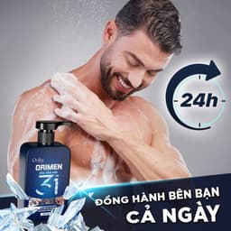 Thumbnail Sữa tắm gội nam toàn thân 3in1 hương nước hoa nam tính dưỡng ẩm sạch sâu Orimen 220ml 2