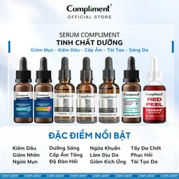 Thumbnail Serum Compliment 2% BHA Hyaluronic Acid B5 5% Vitamin C 20% Làm Sạch Da, Giảm Mụn Trắng Da 27ml 3