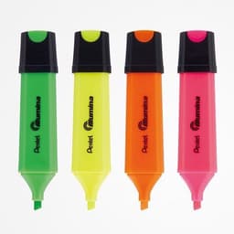 Thumbnail Bút Nhớ Dòng Illumina Pentel SL60 Nhiều Màu | Màu Mực Tươi Sáng Phản Quang Tốt 2