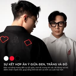Thumbnail Áo sơ mi nam tay ngắn GNAB phom rộng thêu chỉ đỏ CAPMAN CLUB, trẻ trung thoải mái năng động 1