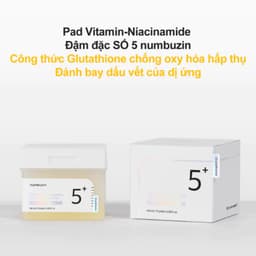Thumbnail Toner Pad Numbuzin No.5+ Vitamin-Niacinamide Concentrated – Làm Sáng Da, Mờ Thâm, Cấp Ẩm (70 Miếng) 2