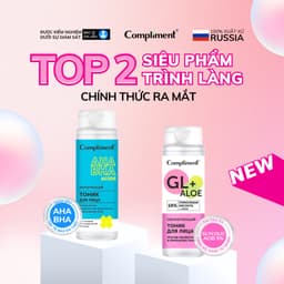 Thumbnail Nước Hoa Hồng Compliment Cấp Ẩm Sáng Da, Toner Dịu Nhẹ Lành Tính 200ml 3