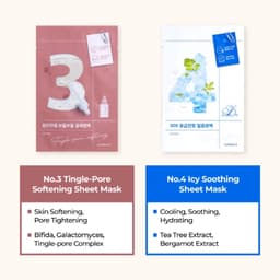 Thumbnail Numbuzin No.1,2,3,4,5 Sheet Mask – Cấp Ẩm, Làm Dịu, Phục Hồi, Dưỡng Trắng, Chống Lão Hóa 2