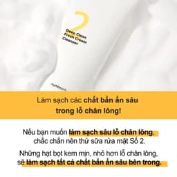 Thumbnail Numbuzin No.2 Deep Clean Fresh Cream Cleanser – Kiểm Soát Dầu, Se Khít Lỗ Chân Lông (120ml) 3