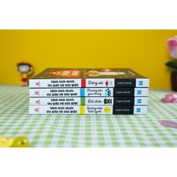 Thumbnail Sách - Sách kích thích thị giác và xúc giác trọn bộ 4 tập cho bé 0-3 tuổi Đinh Tị Books 2