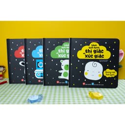Thumbnail Sách - Sách kích thích thị giác và xúc giác trọn bộ 4 tập cho bé 0-3 tuổi Đinh Tị Books 3