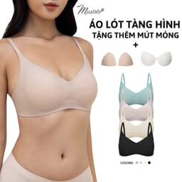 Thumbnail Áo Lót Tàng Hình Mustoto Không Gọng Mút Nâng Vừa Tự Nhiên Mềm Mát (MA62) 1