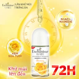 Thumbnail Lăn khử mùi Enchanteur trắng da / hương nước hoa Pháp tinh tế, không để lại vệt ố vàng 50ml 4