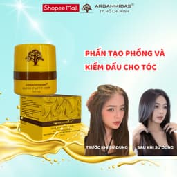 Thumbnail Phấn kiềm dầu tạo phồng chân tóc Arganmidas, phấn gội khô giúp tóc bồng bềnh 2