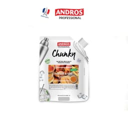 Thumbnail Mứt Pha Chế Dưa Lưới & Đào - Có miếng trái cây thật - Nguyên liệu pha chế - ANDROS CHUNKY - 1kg 3