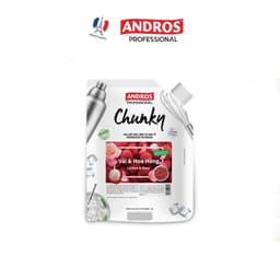 Thumbnail Mứt Pha Chế Vải & Hoa hồng - Có miếng trái cây thật - Nguyên liệu pha chế - ANDROS CHUNKY - 1kg 3