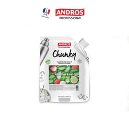 Thumbnail Mứt Pha Chế Nha Đam & Vải - Có miếng trái cây thật - Nguyên liệu pha chế - ANDROS CHUNKY - 1kg 3