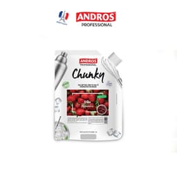 Thumbnail Mứt Pha Chế Dâu - Có miếng trái cây thật - Nguyên liệu pha chế - ANDROS CHUNKY - 1kg 3