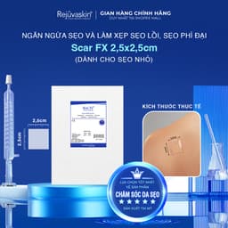 Thumbnail Miếng Dán Ngăn Ngừa Và Ép Sẹo Lồi / Phì Đại Scar FX 2,5cm x 2,5cm của Rejuvaskin 1