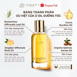 Thumbnail Dầu ủ dưỡng tóc VIJULLY Rosemary Mint Scalp & Hair Strengthening Oil giúp thúc đẩy mọc tóc, làm dày và dài tóc tự nhiên 4