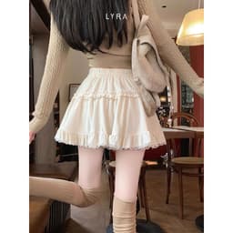 Thumbnail Chân váy xếp ly tầng LYRA cạp chun, Chân váy nữ ngắn xoè 2 lớp xinh xắn phong cách tiểu thư có quần bảo hộ - CSYCN0190 4
