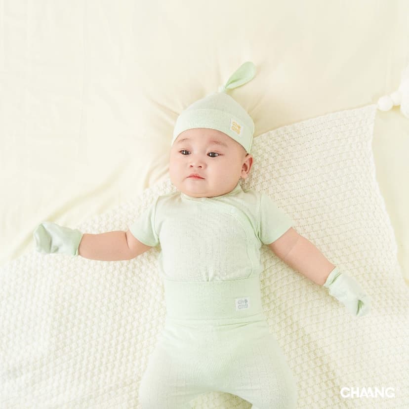 Ảnh Set bao tay bao chân Bloom cho bé sơ sinh 1
