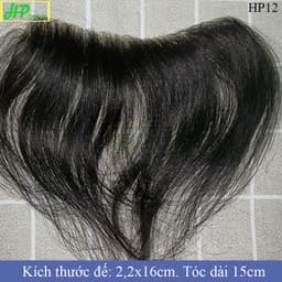 Thumbnail Tóc giả mái siêu da đầu che trán cao, hói trán HP SMART HAIR mã HP12, làm từ tóc thật 1