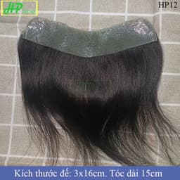 Thumbnail Tóc giả mái siêu da đầu che trán cao, hói trán HP SMART HAIR mã HP12, làm từ tóc thật 3