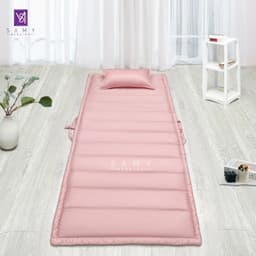 Thumbnail Nệm topper ngủ văn phòng đa năng gấp gọn Samy Bedding êm ái chống thấm. 3