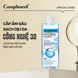 Thumbnail Nước Tẩy Trang Compliment 3in1 400ml Micellar Water Làm Sạch, Giữ Ẩm Và Dưỡng Mềm Da 1