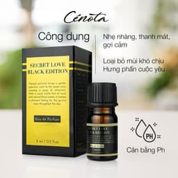 Thumbnail Nước Hoa Vùng Kín Cenota Secret Love Black Edition 5ml, Nước Hoa Bikini Đẳng Cấp Hương Liệu 100% Từ Pháp 1